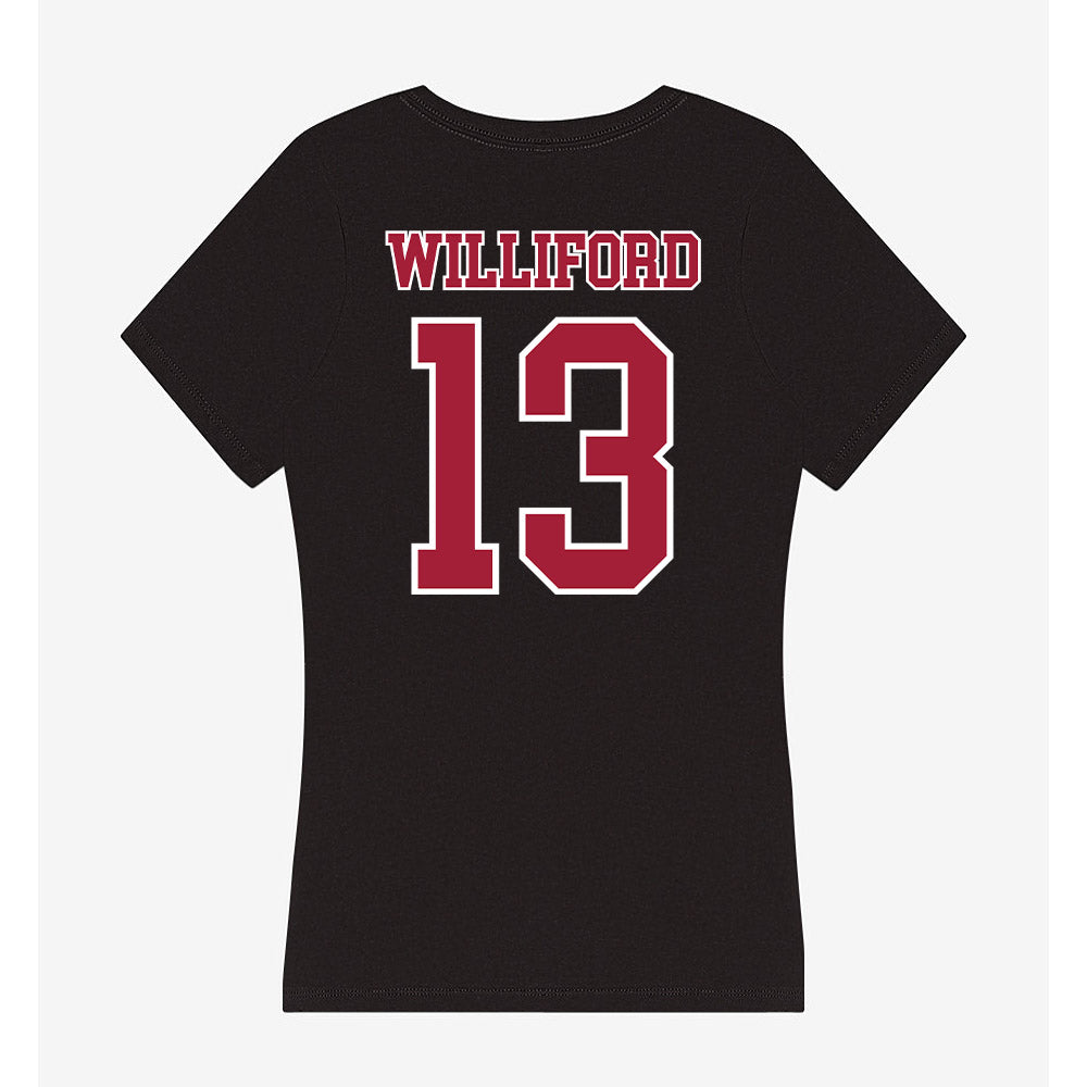 St. Joe's - NCAA Men's Basketball : Austin Williford - Women's V-Neck T-Shirt-1