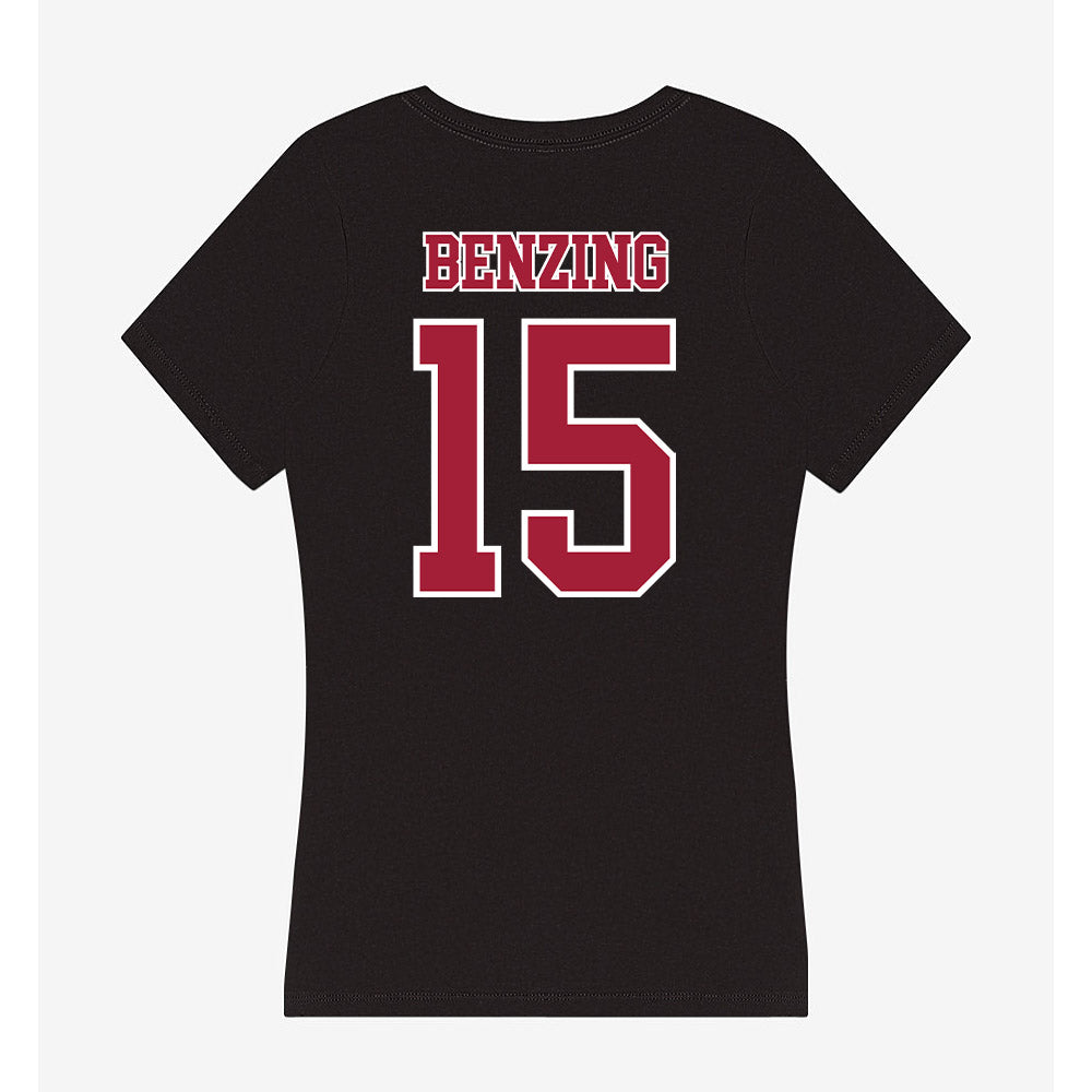 St. Joe's - NCAA Women's Soccer : Olivia Benzing - Women's V-Neck T-Shirt-1