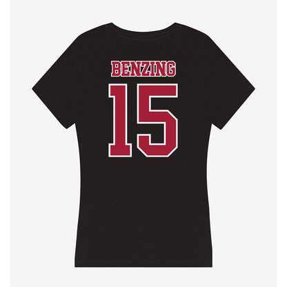 St. Joe's - NCAA Women's Soccer : Olivia Benzing - Women's V-Neck T-Shirt-1
