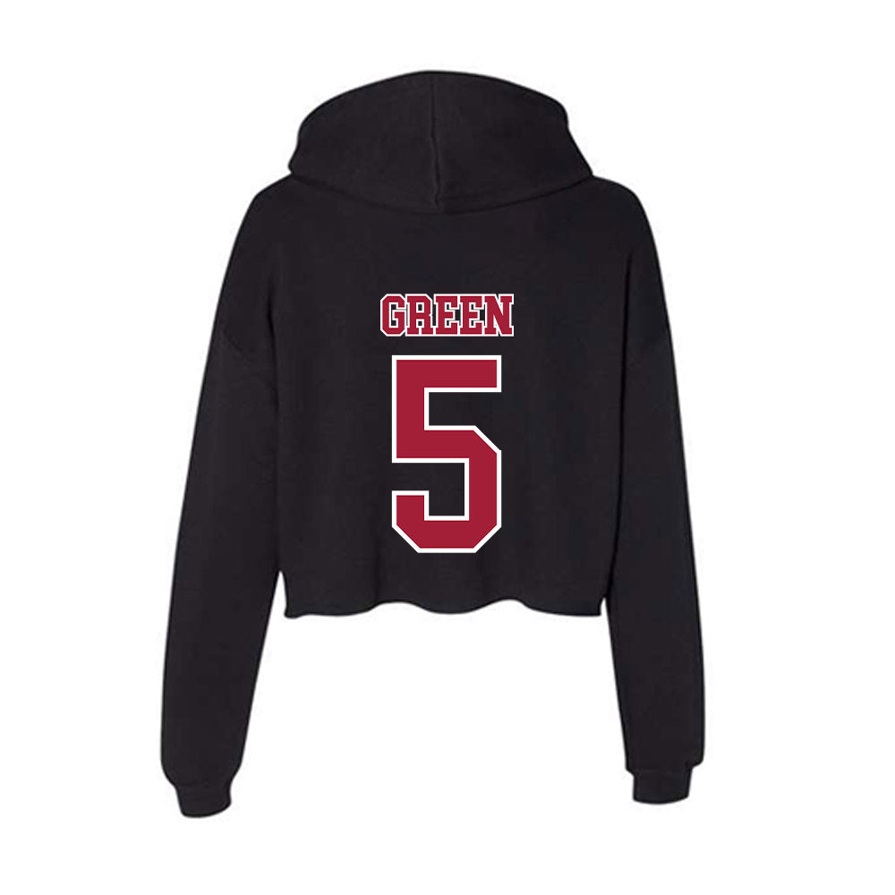 St. Joe's - NCAA Women's Basketball : Jahzara Green - Women's Crop Fleece Hooded Sweatshirt-1