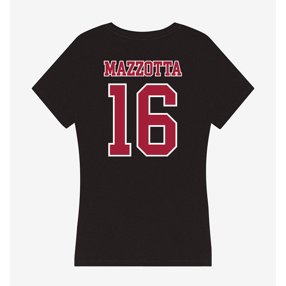 St. Joe's - NCAA Men's Soccer : Matteo Mazzotta - Women's V-Neck T-Shirt-1