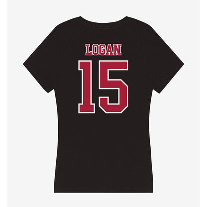 St. Joe's - NCAA Men's Basketball : Sean Logan - Women's V-Neck T-Shirt-1