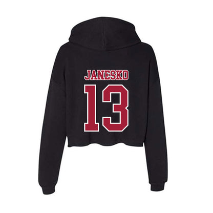 St. Joe's - NCAA Baseball : Jason Janesko - Women's Crop Fleece Hoodie-1