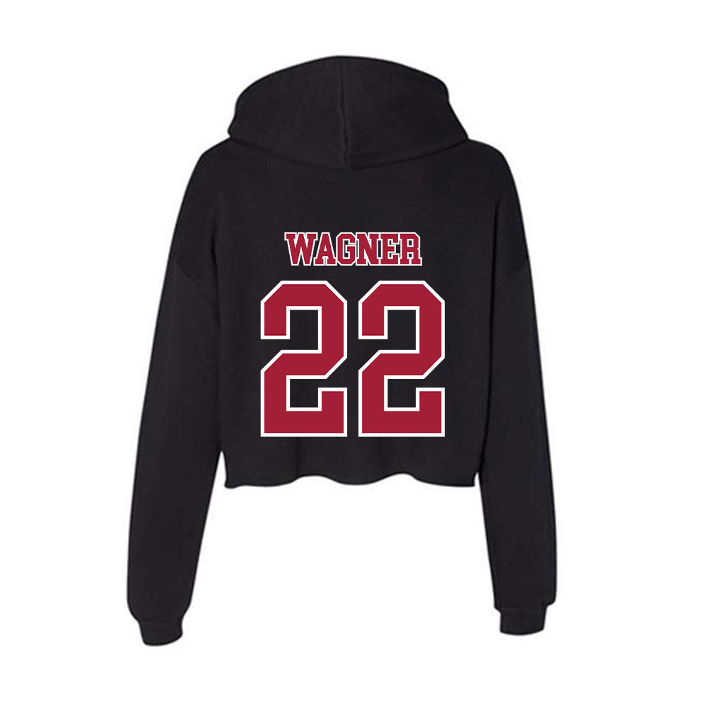St. Joe's - NCAA Softball : Jenna Wagner - Women's Crop Fleece Hoodie-1