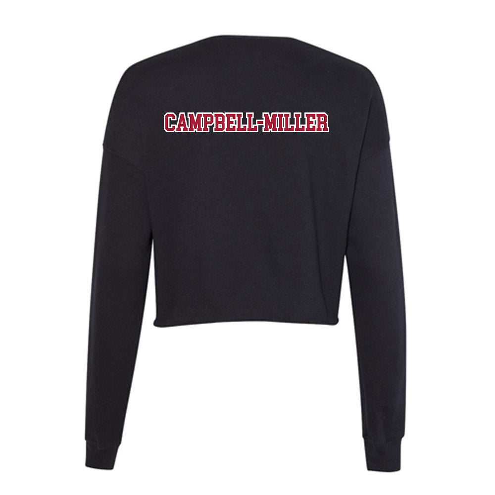 St. Joe's - NCAA Men's Track & Field : Cam Campbell-Miller - Women's Cropped Crew Fleece-1