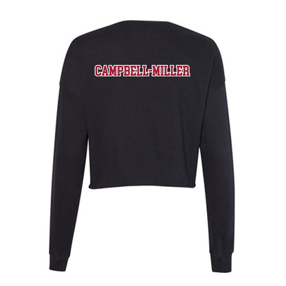 St. Joe's - NCAA Men's Track & Field : Cam Campbell-Miller - Women's Cropped Crew Fleece-1