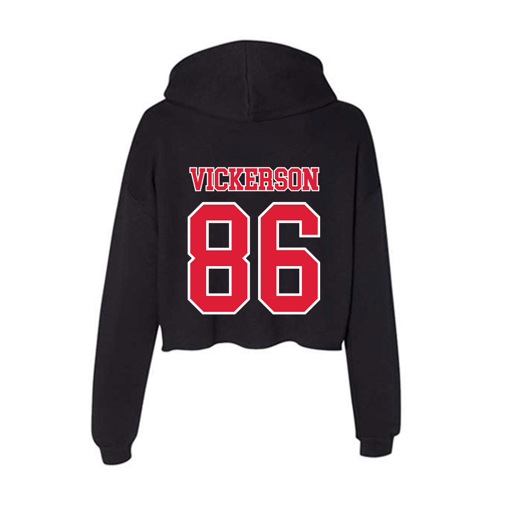 Lamar - NCAA Football : Chris Vickerson - Women's Crop Fleece Hoodie-1