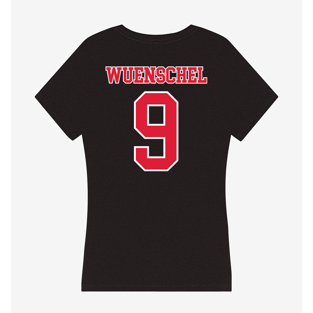 Lamar - NCAA Football : Mason Wuenschel - Women's V-Neck T-Shirt-1