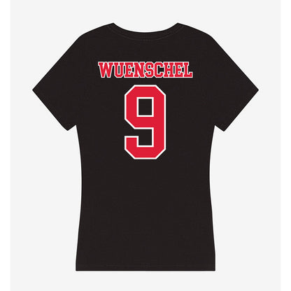 Lamar - NCAA Football : Mason Wuenschel - Women's V-Neck T-Shirt-1