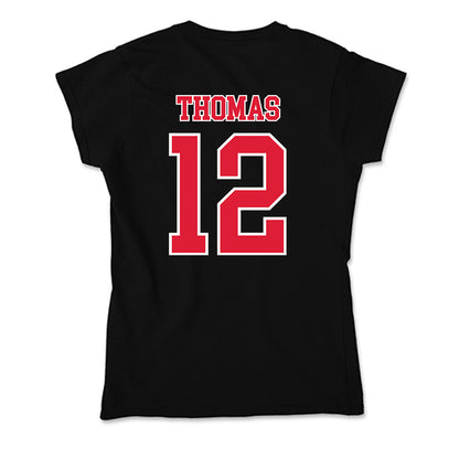 Lamar - NCAA Men's Basketball : Christian Thomas - Soft Style Women’s T-Shirt-1