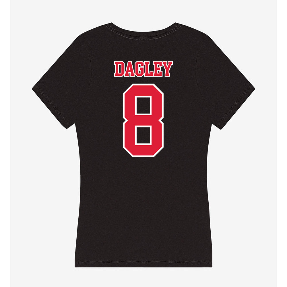 Lamar - NCAA Baseball : Ty Dagley - Women's V-Neck T-Shirt-1