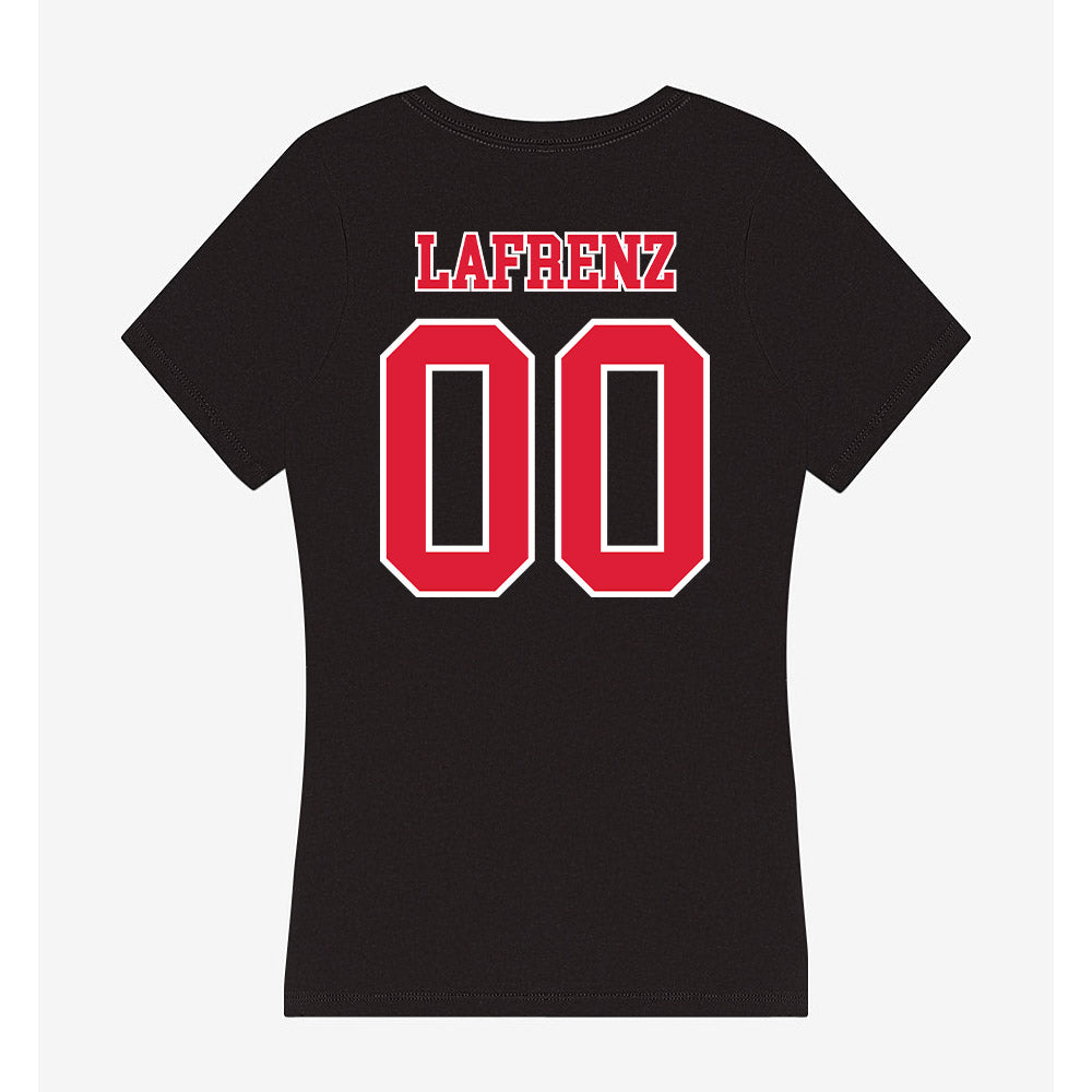 Lamar - NCAA Softball : Paige LaFrenz - Women's V-Neck T-Shirt-1
