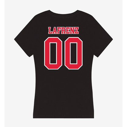 Lamar - NCAA Softball : Paige LaFrenz - Women's V-Neck T-Shirt-1