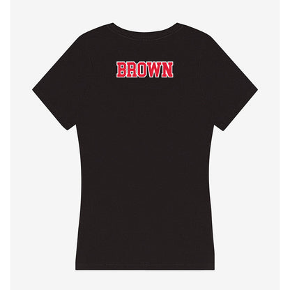 Lamar - NCAA Women's Track & Field : Ahmasia Brown - Women's V-Neck T-Shirt-1