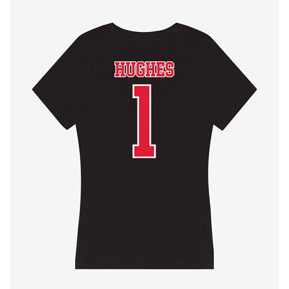 Lamar - NCAA Women's Volleyball : Katelyn Hughes - Women's V-Neck T-Shirt-1