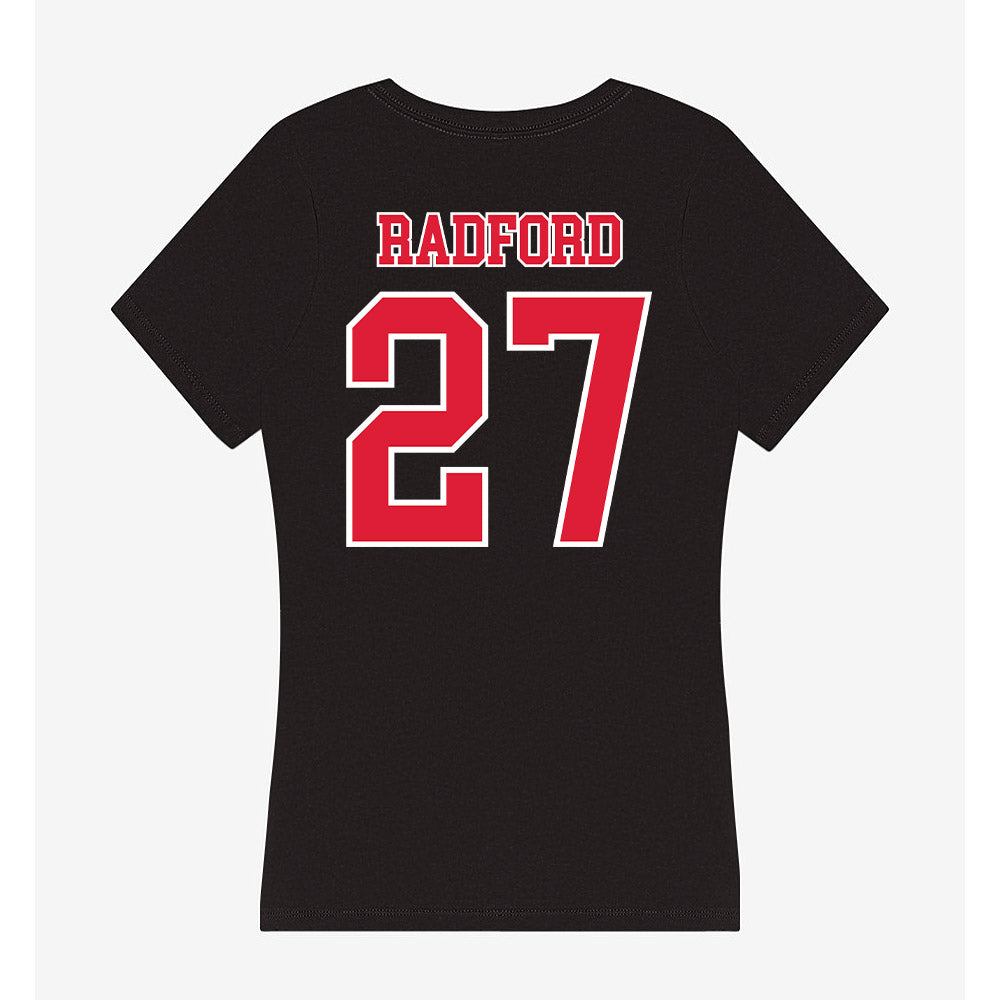 Lamar - NCAA Softball : Kamaryn Radford - Women's V-Neck T-Shirt-1