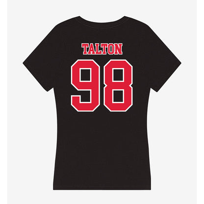 Lamar - NCAA Football : Carlos Talton - Women's V-Neck T-Shirt-1