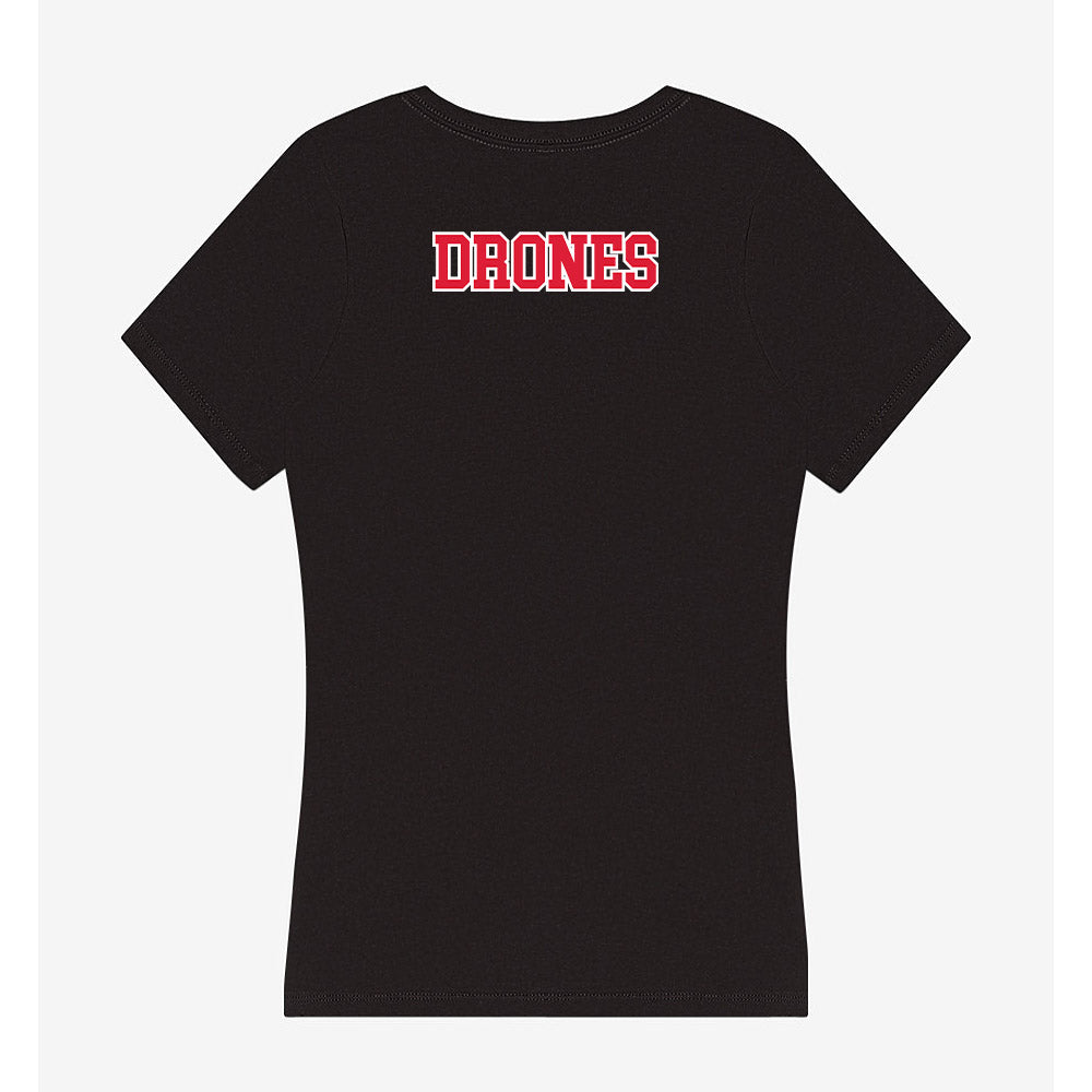 Lamar - NCAA Women's Track & Field : Kyndall Drones - Women's V-Neck T-Shirt-1