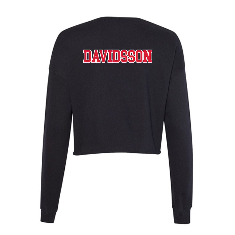 Lamar - NCAA Women's Golf : Amanda Davidsson - Women's Cropped Crew Fleece-1