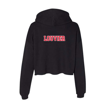 Lamar - NCAA Women's Track & Field : Morgan Louvier - Women's Crop Fleece Hoodie-1