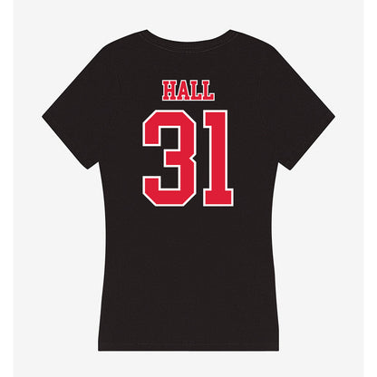 Lamar - NCAA Football : Kamron Hall - Women's V-Neck T-Shirt-1