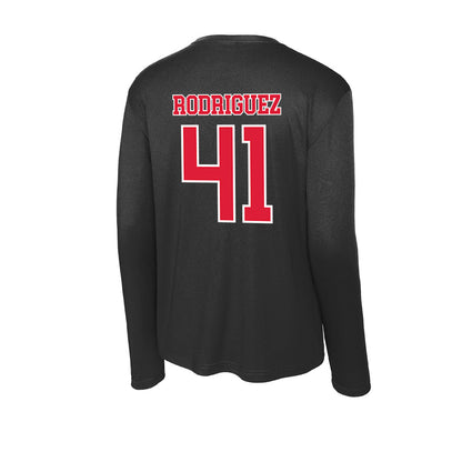 Lamar - NCAA Baseball : Gabriel Rodriguez - Activewear Long Sleeve T-Shirt-1