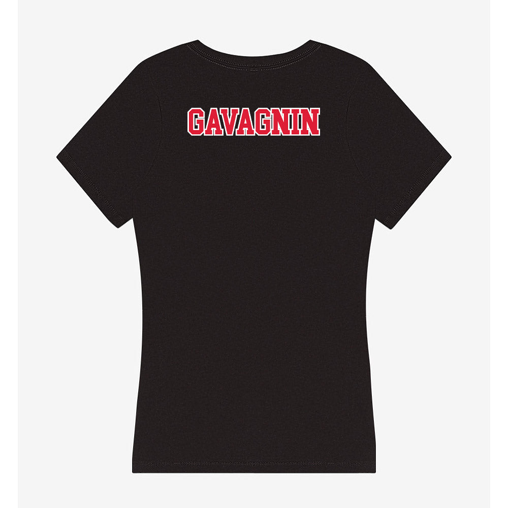 Lamar - NCAA Men's Golf : Luc Gavagnin - Women's V-Neck T-Shirt-1