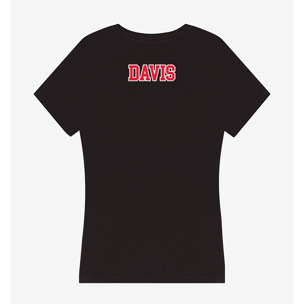 Lamar - NCAA Women's Track & Field : Kyra Davis - Women's V-Neck T-Shirt-1