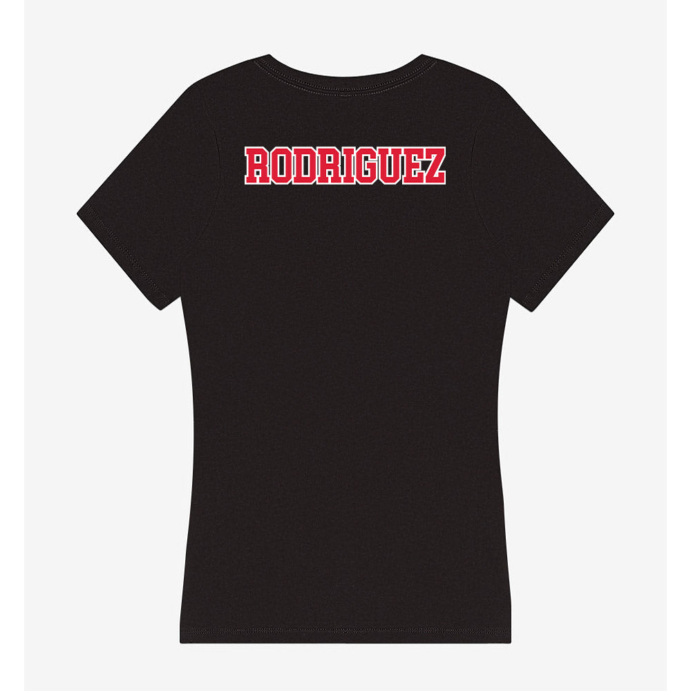 Lamar - NCAA Women's Track & Field : Aryssa Rodriguez - Women's V-Neck T-Shirt-1