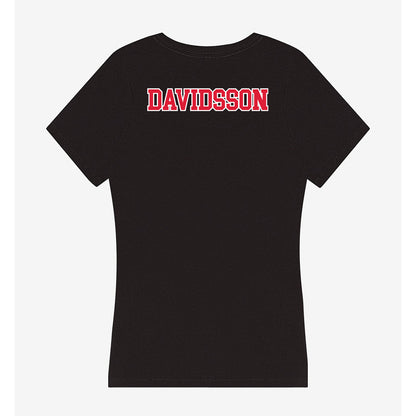 Lamar - NCAA Women's Golf : Amanda Davidsson - Women's V-Neck T-Shirt-1