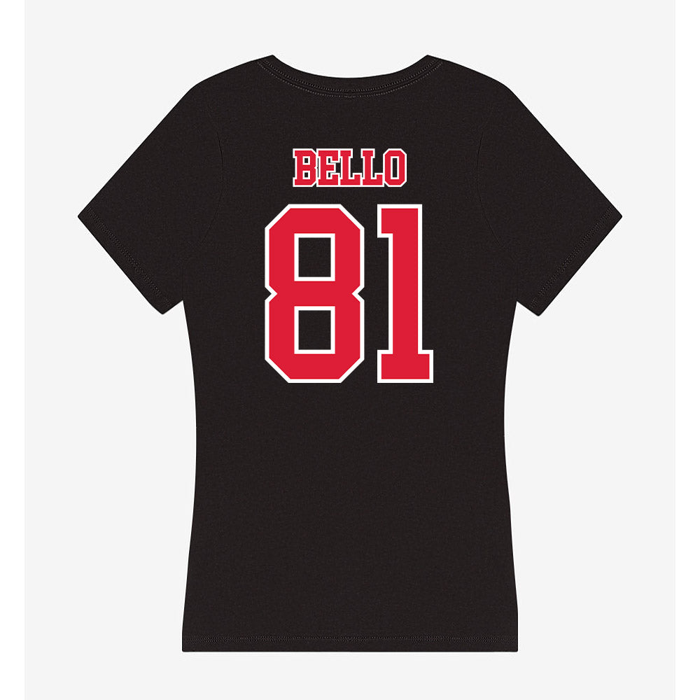 Lamar - NCAA Football : Bisi Bello - Women's V-Neck T-Shirt-1