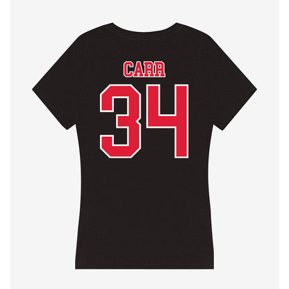 Lamar - NCAA Football : Ean Carr - Women's V-Neck T-Shirt-1