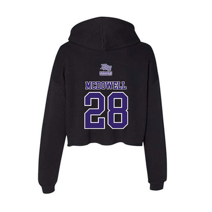 High Point - NCAA Men's Soccer : Jacob McDowell - Women's Crop Fleece Hoodie-1