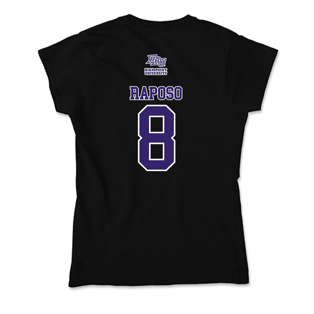 High Point - NCAA Men's Soccer : Bernardo Raposo - Soft Style Women’s T-Shirt-1