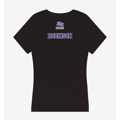 High Point - NCAA Men's Track & Field : A'lajuwan Robinson - Women's V-Neck T-Shirt-1