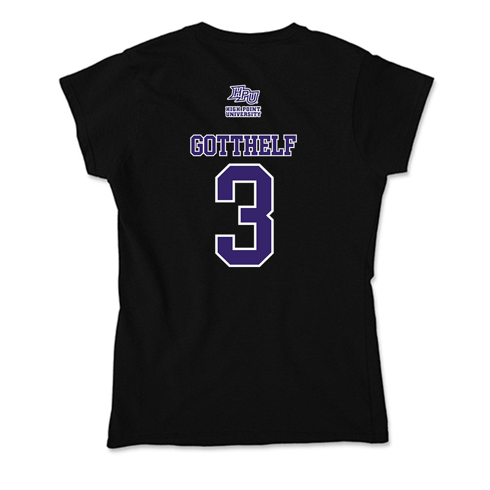 High Point - NCAA Baseball : Zach Gotthelf - Soft Style Women’s T-Shirt-1