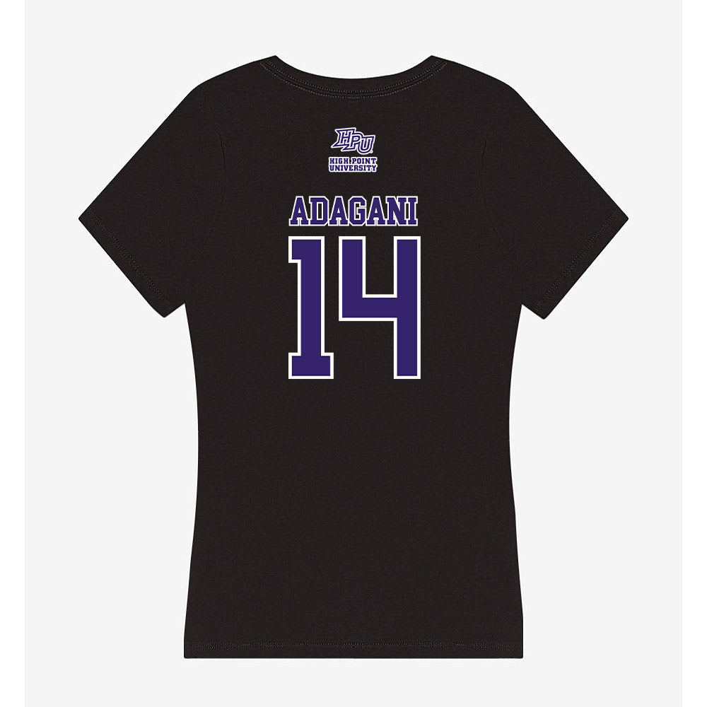 High Point - NCAA Men's Soccer : Prosper Adagani - Women's V-Neck T-Shirt-1