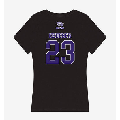 High Point - NCAA Men's Basketball : Kasen Krueger - Women's V-Neck T-Shirt-1
