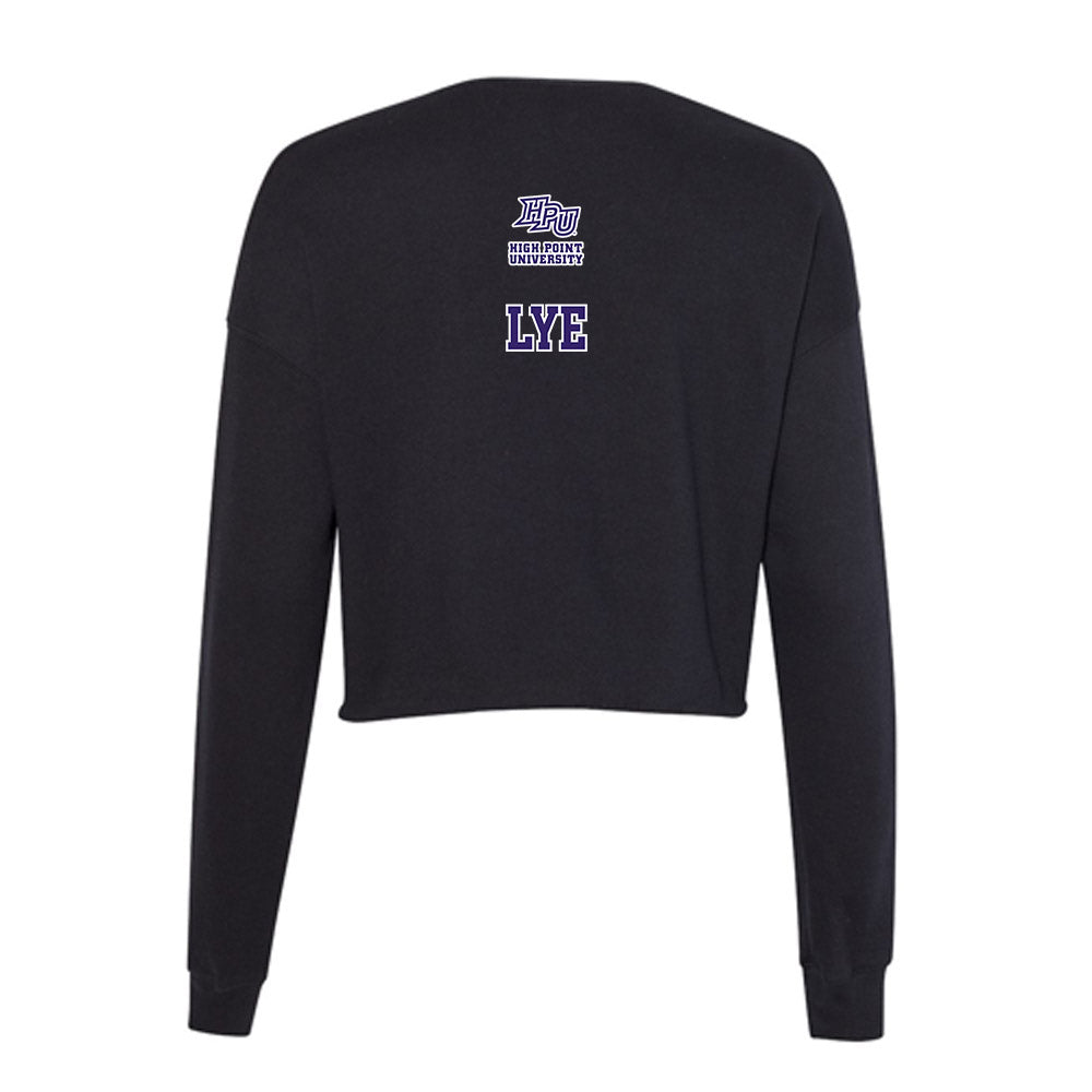 High Point - NCAA Women's Golf : Eva Lye - Women's Cropped Crew Fleece-1