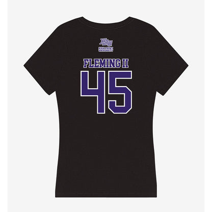 High Point - NCAA Baseball : Dubs Fleming II - Women's V-Neck T-Shirt-1