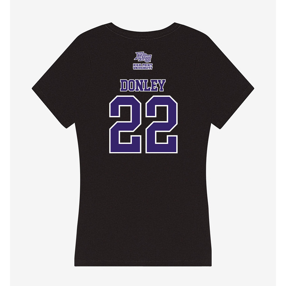 High Point - NCAA Women's Lacrosse : Jaidyn Donley - Women's V-Neck T-Shirt-1