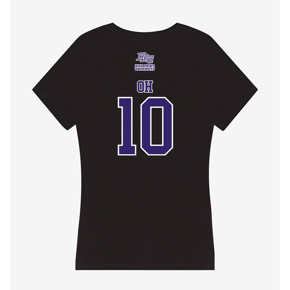 High Point - NCAA Baseball : Seojun Oh - Women's V-Neck T-Shirt-1