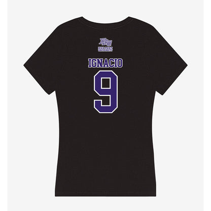 High Point - NCAA Men's Soccer : Kaya Ignacio - Women's V-Neck T-Shirt-1
