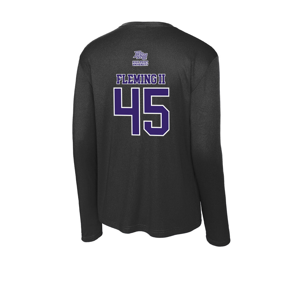 High Point - NCAA Baseball : Dubs Fleming II - Activewear Long Sleeve T-Shirt-1
