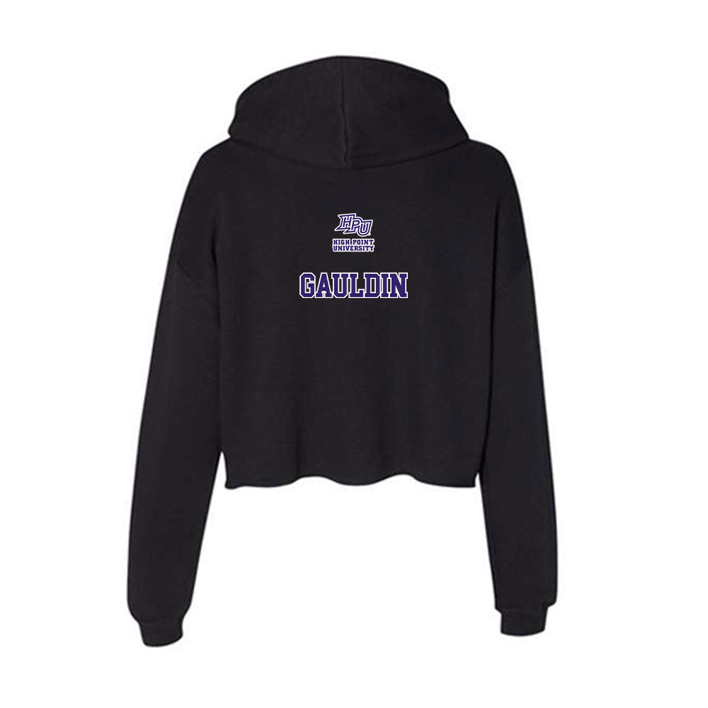 High Point - NCAA Women's Rowing : Reagan Gauldin - Women's Crop Fleece Hoodie-1