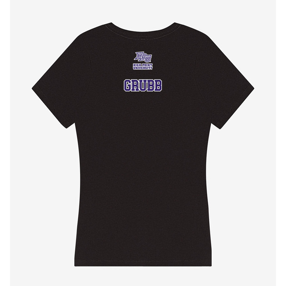 High Point - NCAA Women's Golf : Makayla Grubb - Women's V-Neck T-Shirt-1