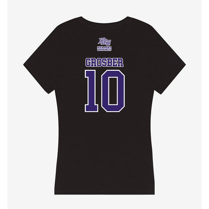High Point - NCAA Men's Basketball : Dorian Grosber - Women's V-Neck T-Shirt-1
