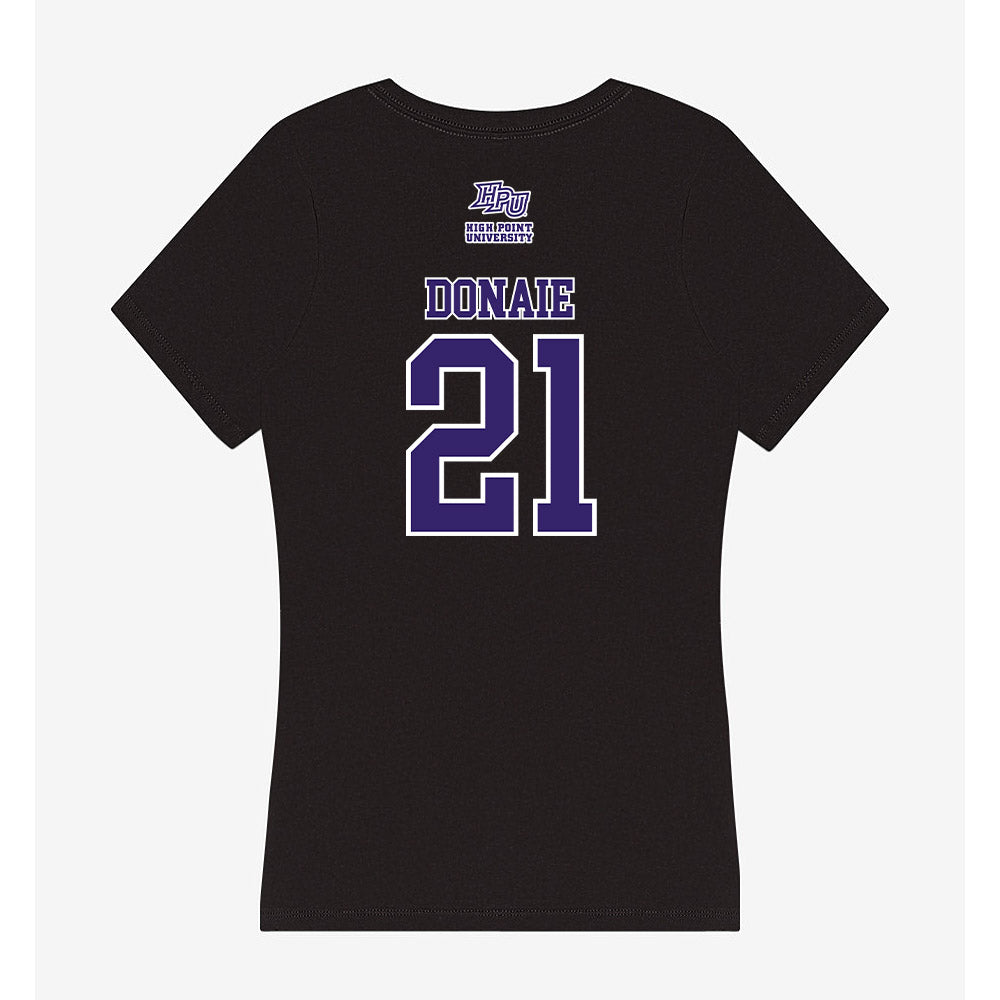High Point - NCAA Women's Basketball : Sky Donaie - Women's V-Neck T-Shirt-1