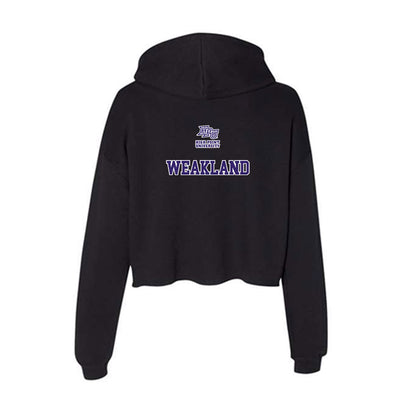 High Point - NCAA Men's Track & Field : Jake Weakland - Women's Crop Fleece Hoodie-1
