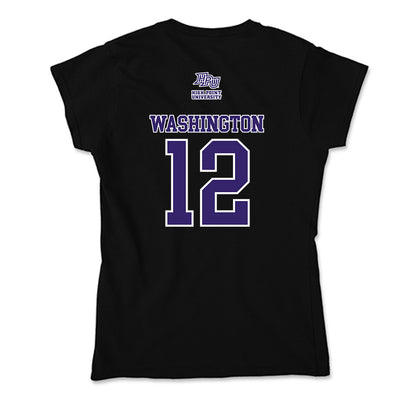 High Point - NCAA Men's Basketball : Scotty Washington - Soft Style Women’s T-Shirt-1